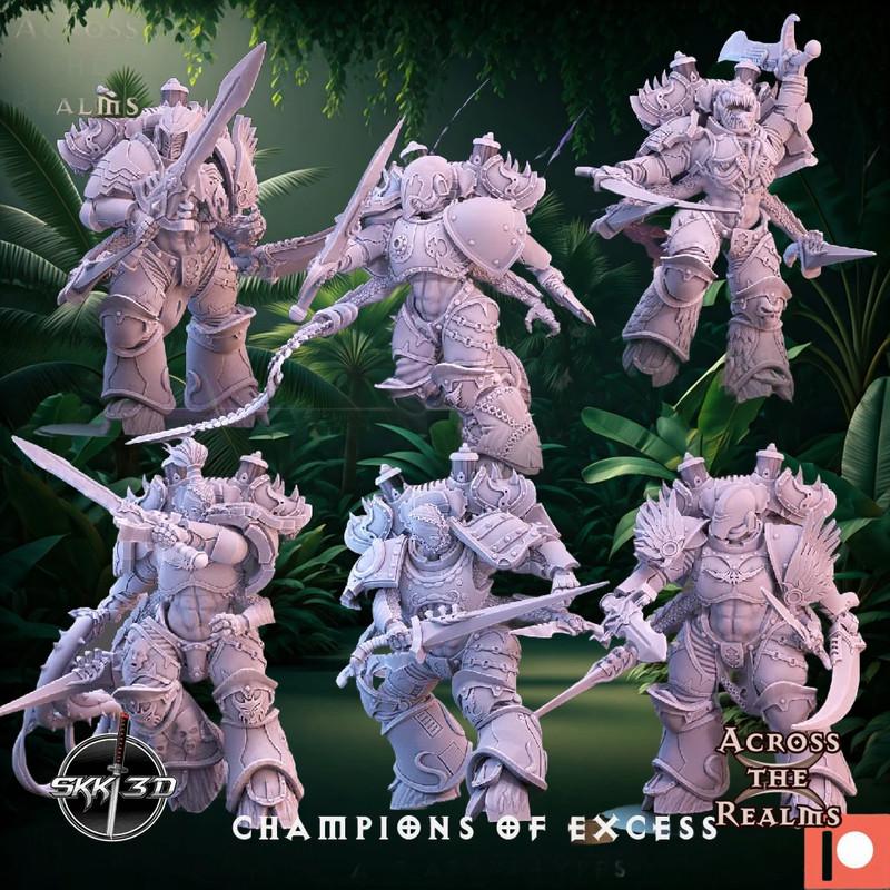Champions of Excess - Male Archetypes