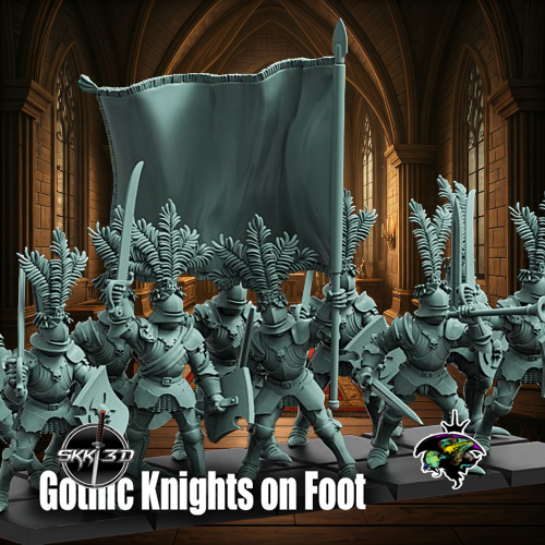 Knights on foot