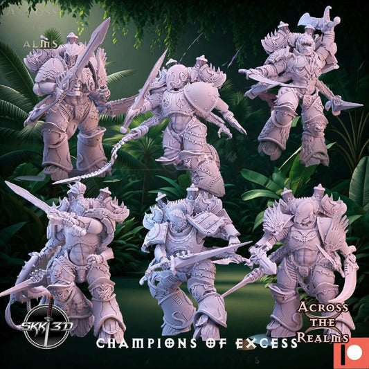 Champions of Excess - Male Archetypes