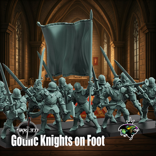 Knights on foot